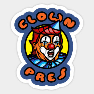 Clown President Sticker